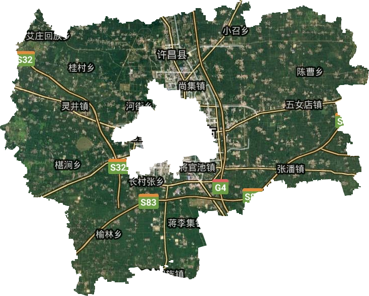 建安區(qū)衛(wèi)星圖
