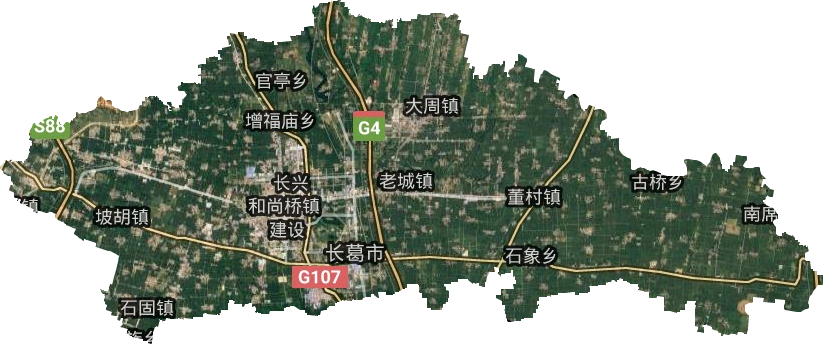 長葛市衛星圖