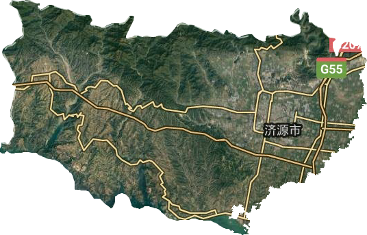 濟源市衛星圖