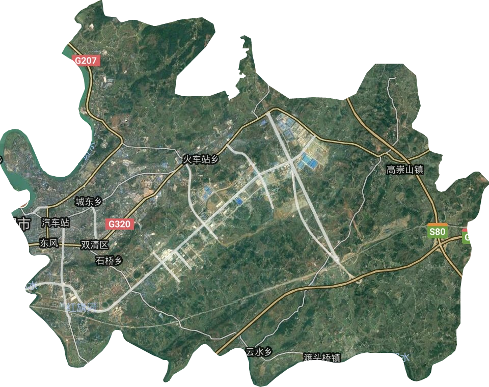 雙清區(qū)衛(wèi)星圖