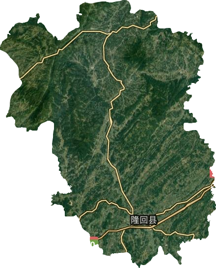 隆回縣衛(wèi)星圖