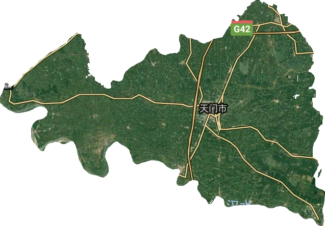 天門市衛(wèi)星圖