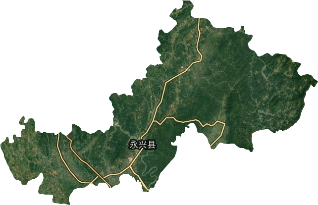 永興縣衛星圖
