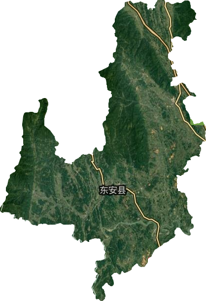 東安縣衛(wèi)星圖