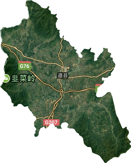道縣衛星圖