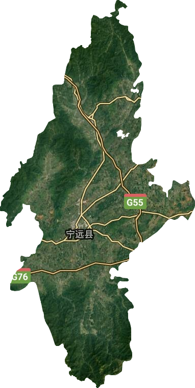 寧遠縣衛星圖