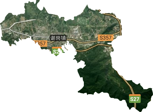 謝崗鎮(zhèn)衛(wèi)星圖