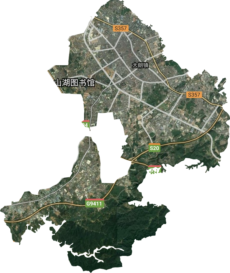 大朗鎮(zhèn)衛(wèi)星圖