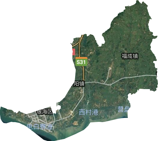 銀海區(qū)衛(wèi)星圖