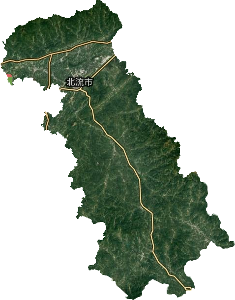 北流市衛(wèi)星圖