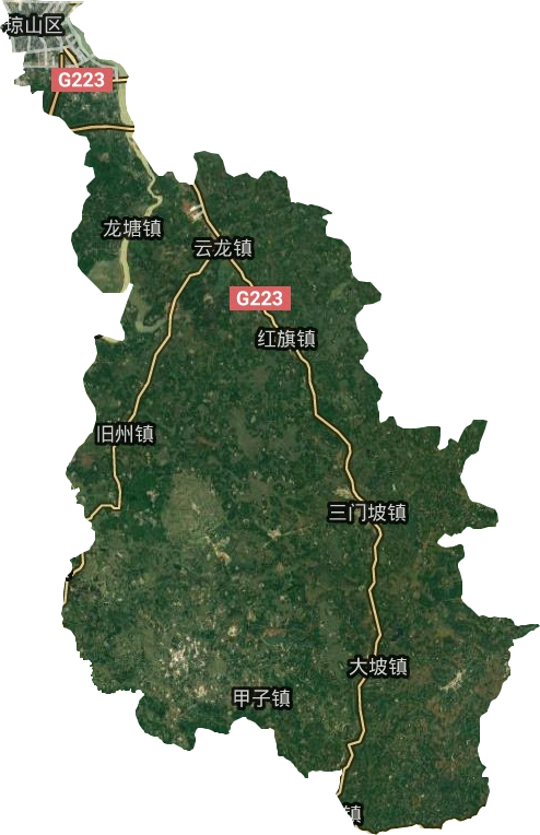 瓊山區(qū)衛(wèi)星圖