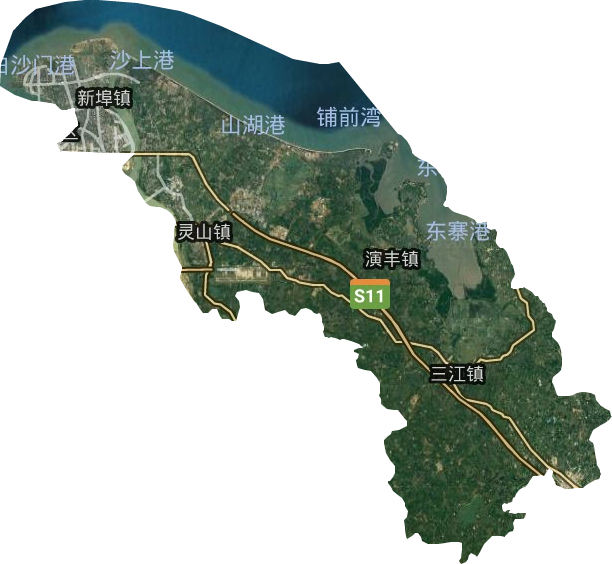 美蘭區衛星圖