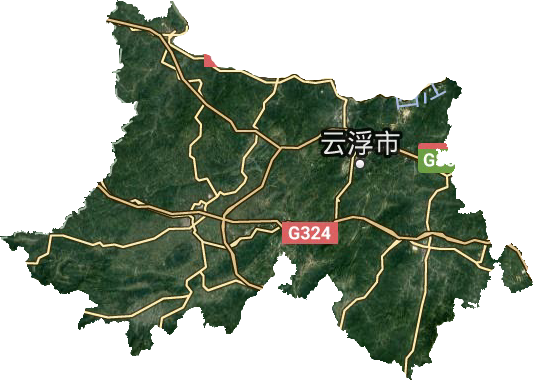 云浮市衛(wèi)星圖