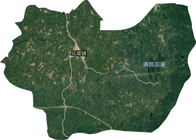 烏坡鎮衛星圖