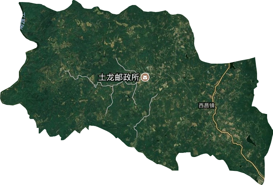 西昌鎮(zhèn)衛(wèi)星圖