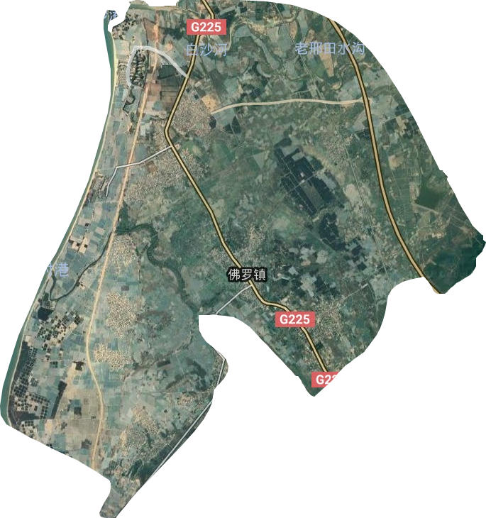 佛羅鎮(zhèn)衛(wèi)星圖