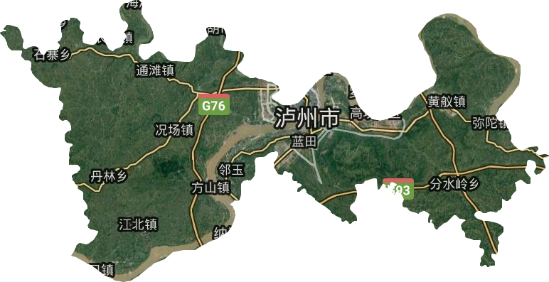 江陽區衛星圖