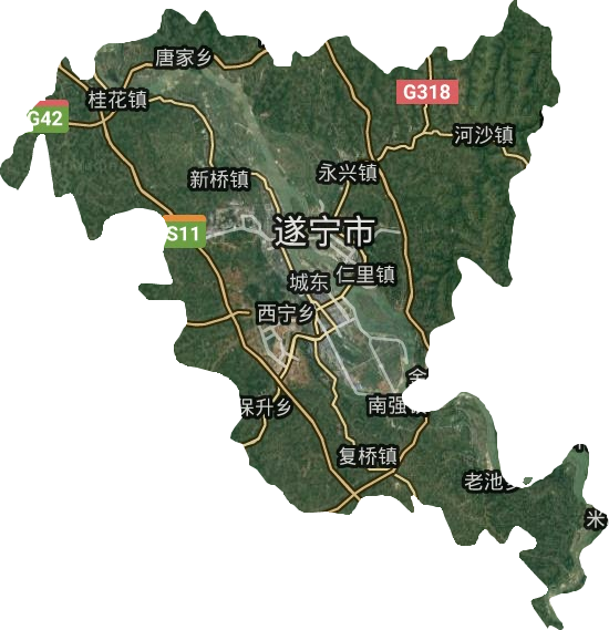 船山區(qū)衛(wèi)星圖