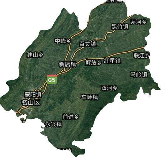 名山區(qū)衛(wèi)星圖
