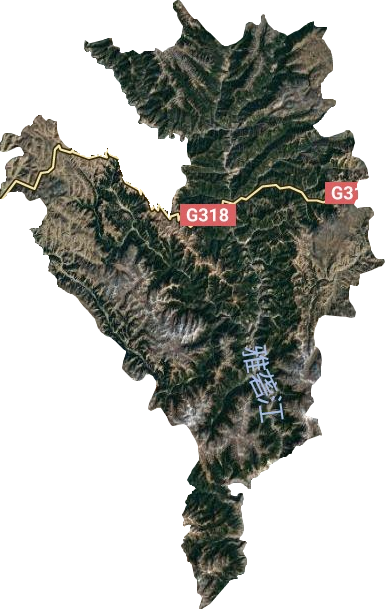 雅江縣衛(wèi)星圖