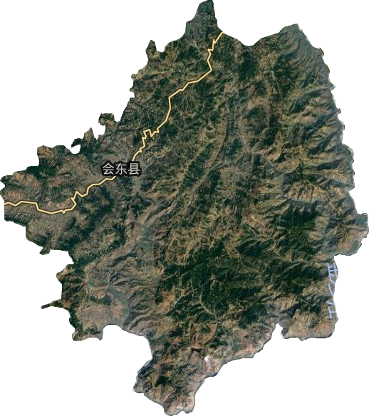 會東縣衛(wèi)星圖