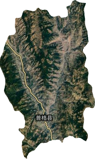 普格縣衛星圖
