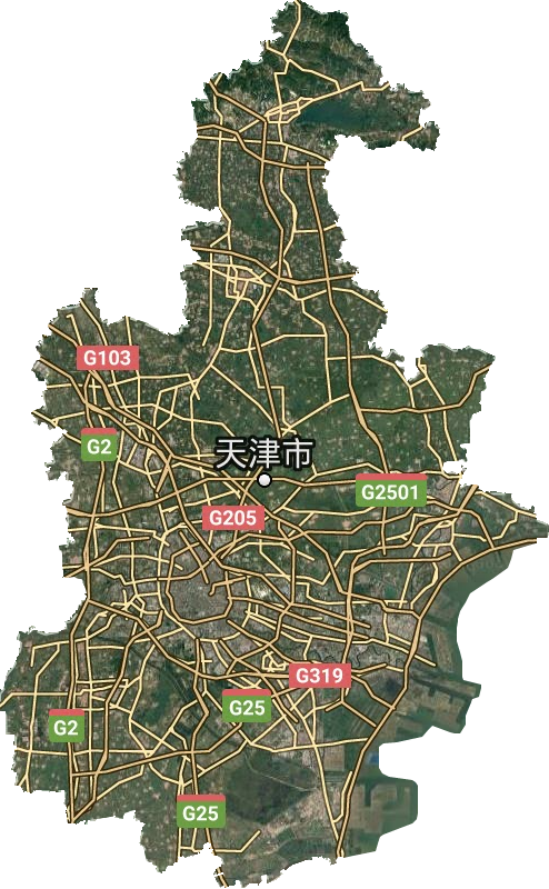天津市谷歌衛星地圖高清版