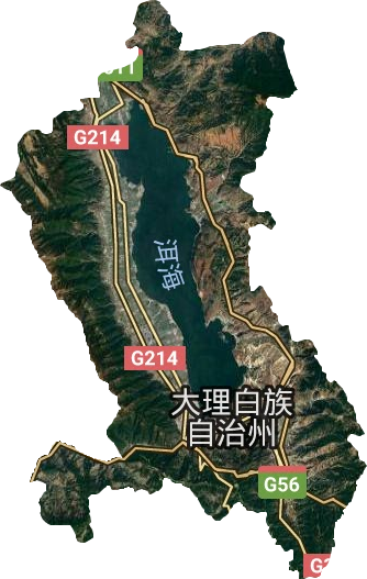 大理市衛(wèi)星圖