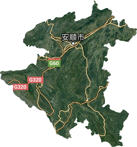 安順市衛(wèi)星圖