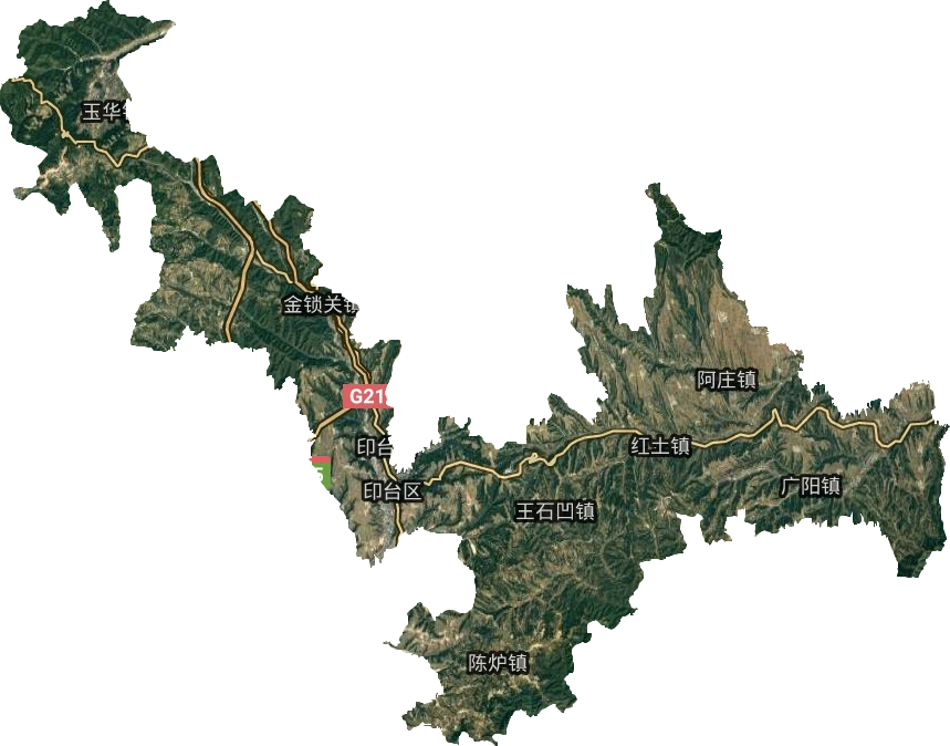 印臺區衛星圖
