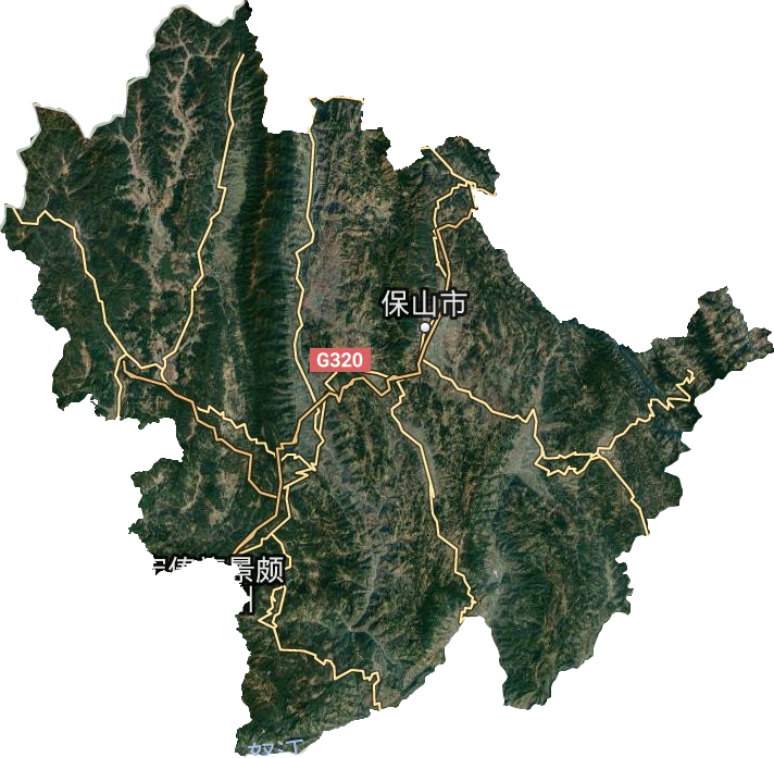 保山市衛(wèi)星圖