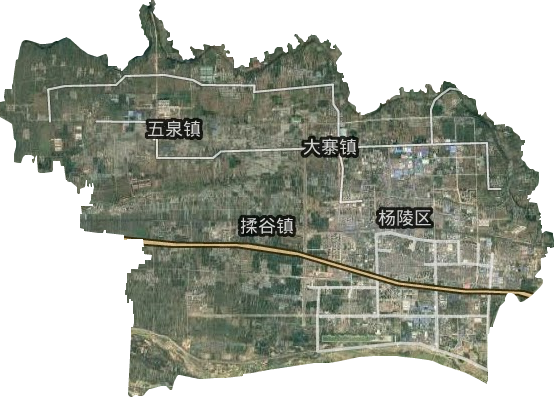 楊陵區(qū)衛(wèi)星圖