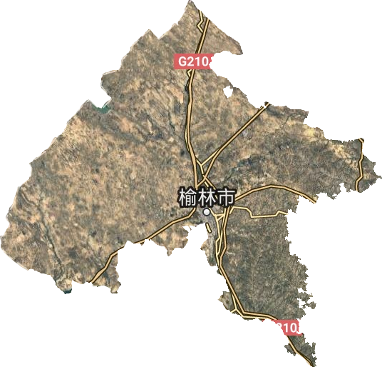 榆陽區衛星圖