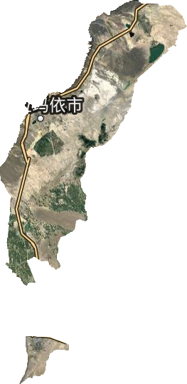 克拉瑪依市衛星圖