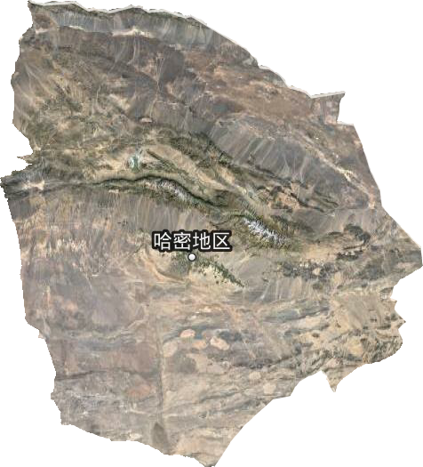 哈密市衛星圖