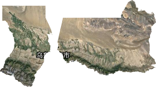 昌吉回族自治州衛(wèi)星圖