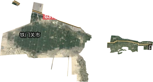 鐵門關市衛星圖