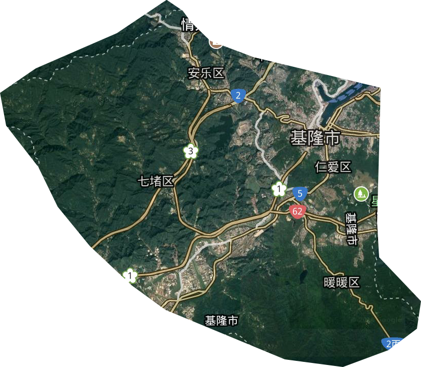 基隆市衛星圖