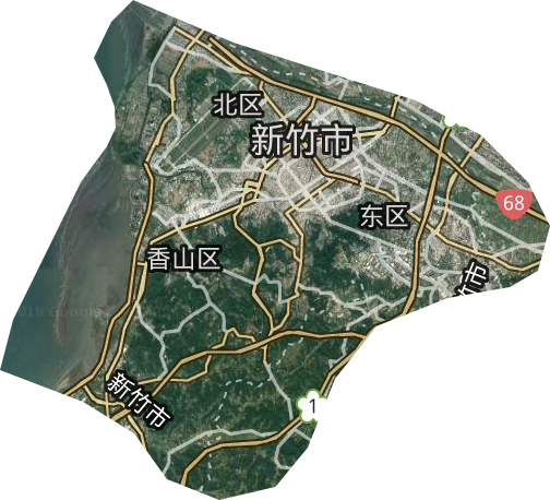 新竹市衛(wèi)星圖