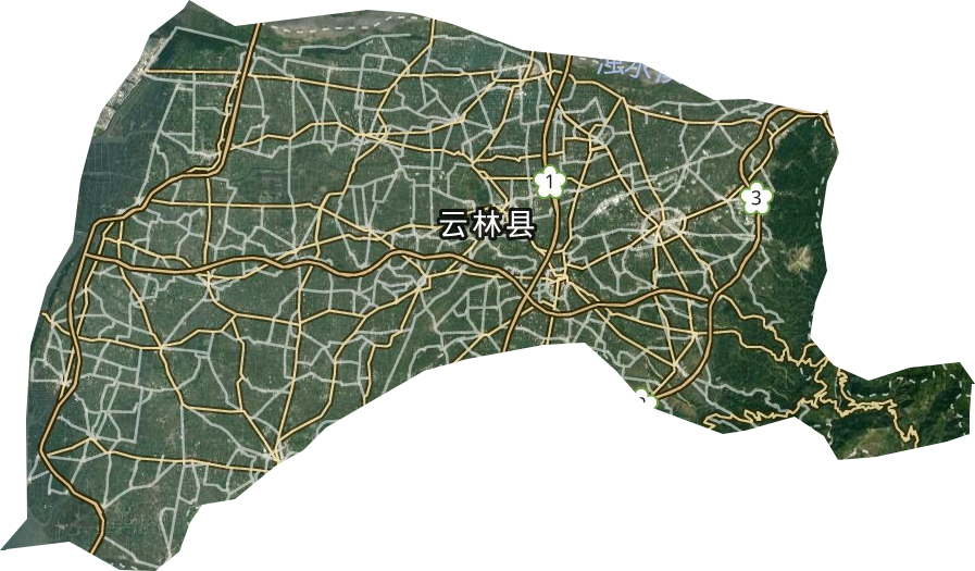 云林縣衛(wèi)星圖