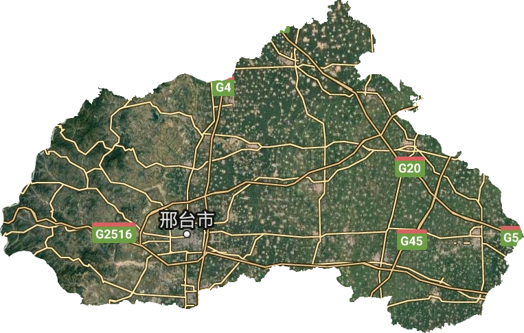 邢臺市衛星圖