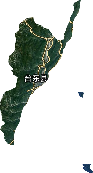 臺東縣衛(wèi)星圖