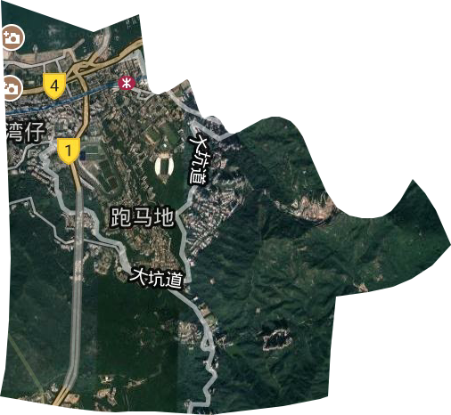 灣仔區(qū)衛(wèi)星圖