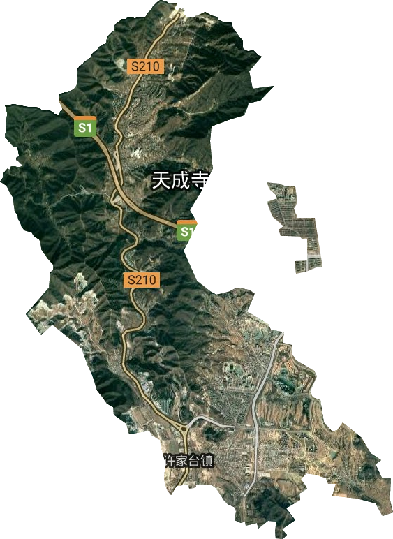 許家臺鎮衛星圖