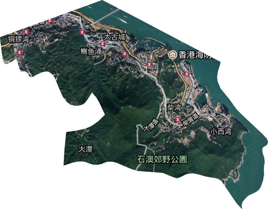 東區衛星圖