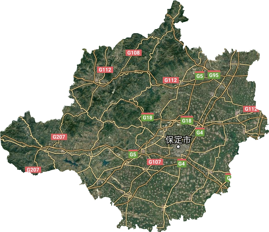 保定市衛(wèi)星圖