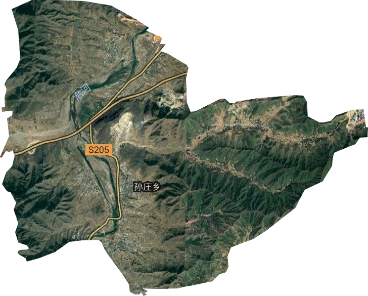 孫莊鄉衛星圖