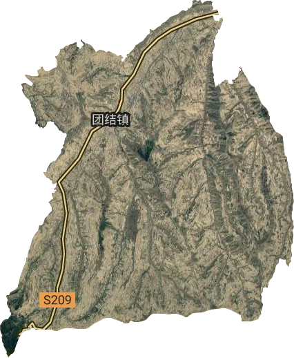 團結鎮衛星圖
