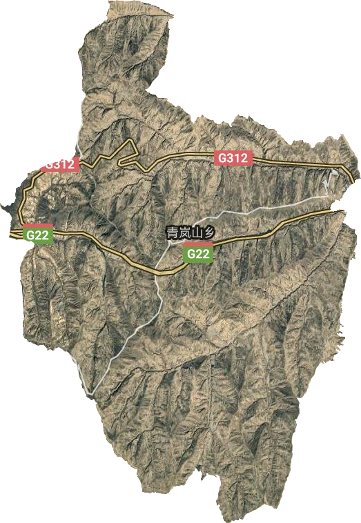 青嵐山鄉(xiāng)衛(wèi)星圖