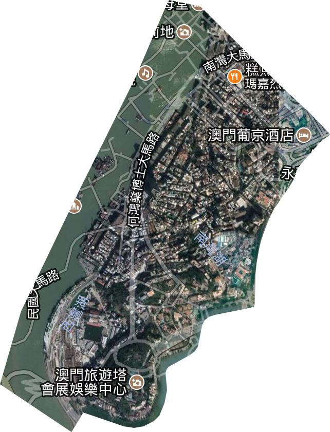 風順堂區衛星圖